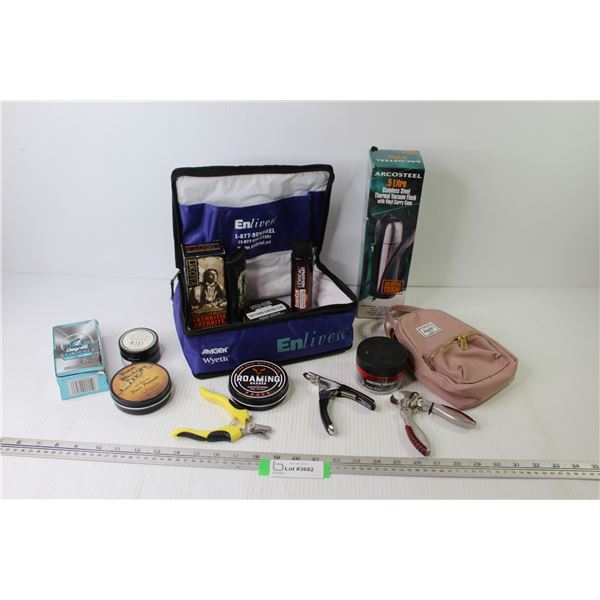 Dog Nail Clippers - Arcosteel Thermos in Box - Case w/Barber Supplies - Lakota Arthritic Pain Relive