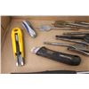 Image 3 : Spade Bits - Pocket Knife - Utility Knives - Hammer