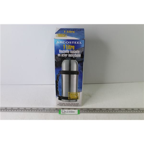Arcosteel 1 Litre Thermos (in box)