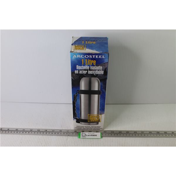 Arcosteel 1 Litre Thermos (in box)