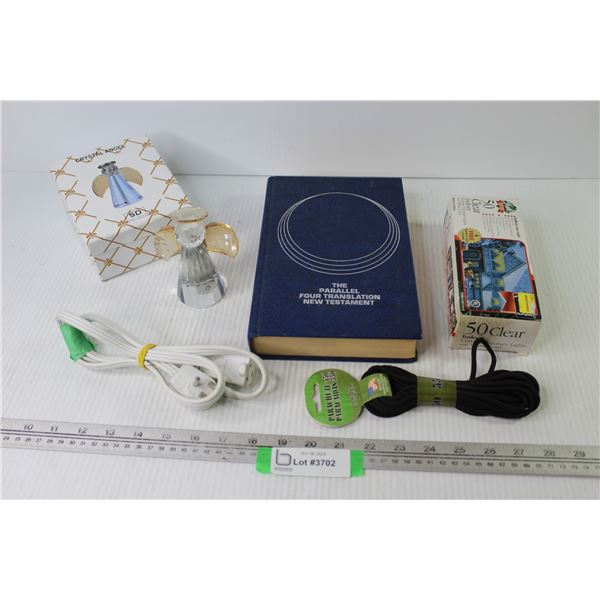 Christmas Lights - New Testament - Crystal Angel - Extension Cord - Parachute Cord