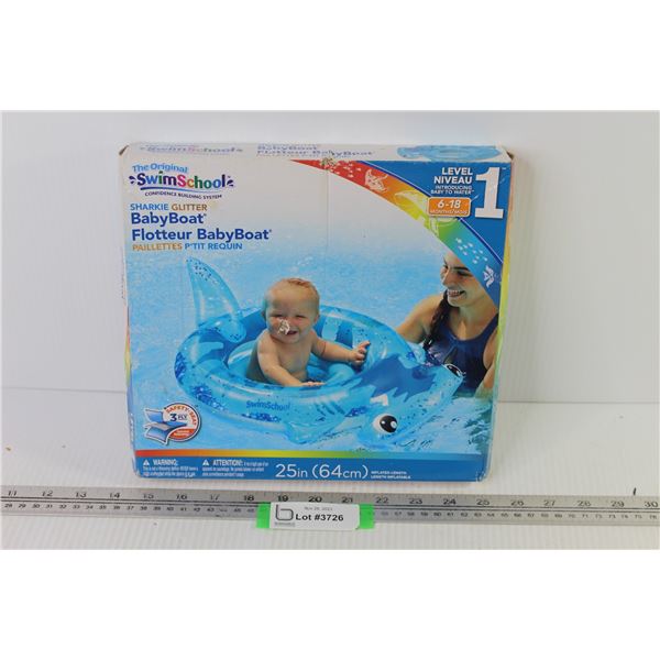 Glitter Shark Baby Float Boat