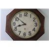 Image 2 : Vintage New Haven Wall Clock (not running - unknown completion - face glass broken)