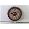 Image 1 : Dairy Fresh Metal Cap wall Clock (not running - battery operated - has chips & wear)