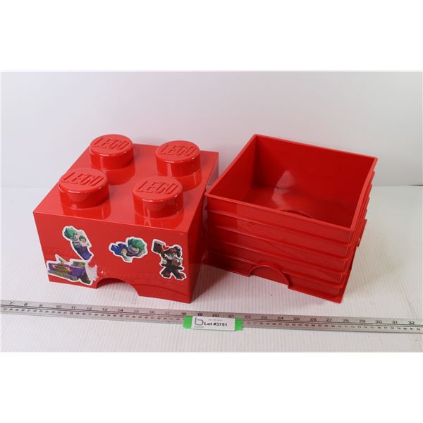 Plastic Lego Container