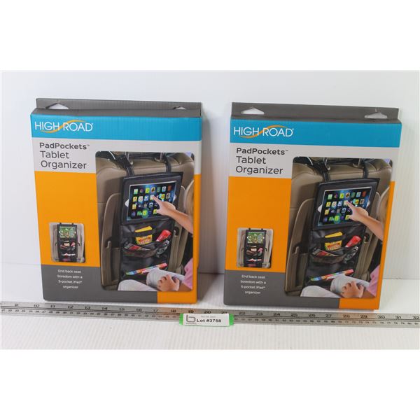 (2) Tablet Organizers in Box