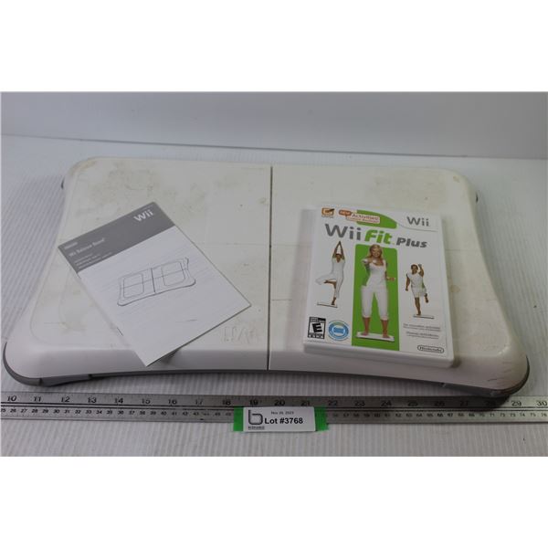 WII Fit Plus Balance Board w/CD