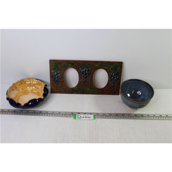 Arzburg Bavaria Dish - Stone Ware Bowl - Photo Frame
