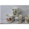 Image 3 : (6) China Cups - Sadler Table Ware - Sunrise