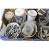 Image 3 : Large Assortment of Nails - Screws - Nuts - Bolts - Recharging Hose & Gauge - Misc. Hardware