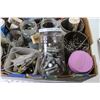 Image 6 : Large Assortment of Nails - Screws - Nuts - Bolts - Recharging Hose & Gauge - Misc. Hardware