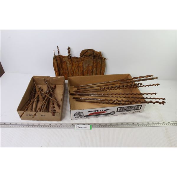 Auger Drill Bits (rusted)