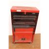 Image 1 : * Jobmate Red Toolbox on Wheels - 22" x 12" x 40"