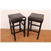 Image 1 : * (2x Bid Price) Pair of Padded Backless Bar Stools