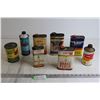 Image 1 : (8) Vintage Assorted Vehicle Fluid Tins - Shell, Casite, Varcon, Whiz