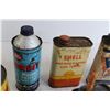 Image 2 : (8) Vintage Assorted Vehicle Fluid Tins - Shell, Casite, Varcon, Whiz