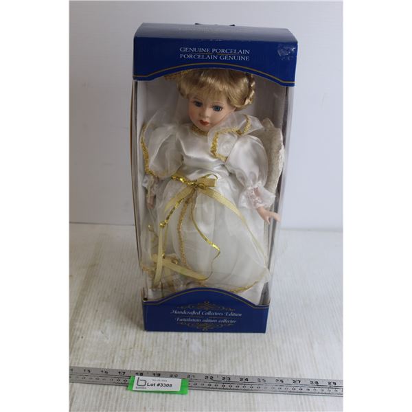 Handcrafted Collectors Edition Genuine Porcelain Doll - NIB