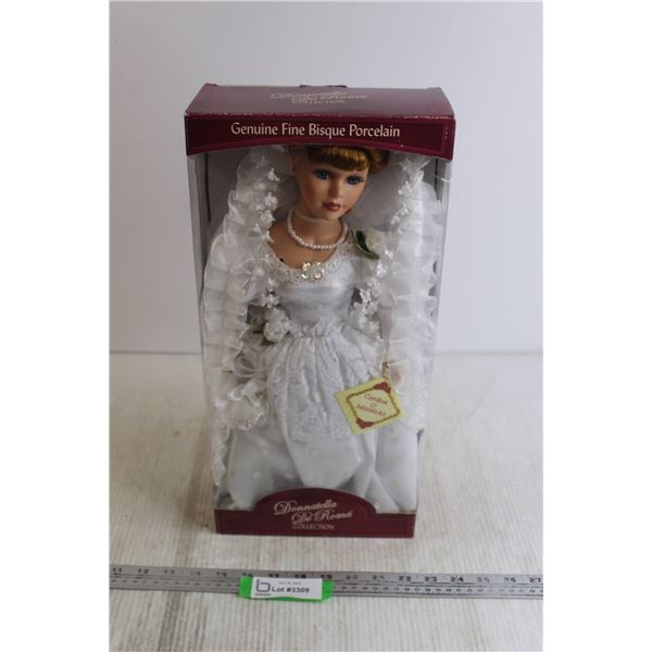Donnatella De Roma Collection Hand Painted Fine Bisque Porcelain Doll - NIB