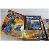 Image 2 : (2) Mega Bloks Transforming Blok Bots Cyborgs vs Mutroids Playsets - Sealed