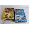 Image 4 : (2) Mega Bloks Transforming Blok Bots Cyborgs vs Mutroids Playsets - Sealed
