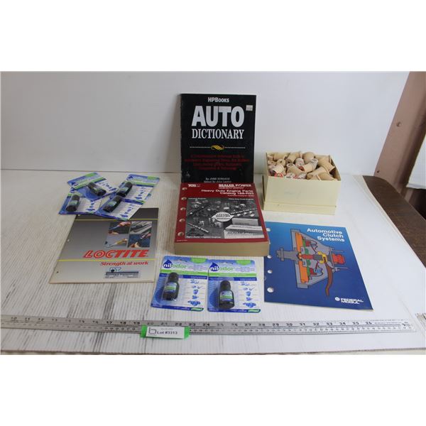 (6) Packs Concentrated Deodorizer, Auto Dictionary, Heavy Duty Engine Parts Catalog 188-R93, Misc.