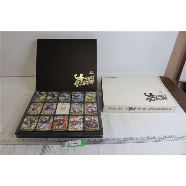 1991 Edition 291-Card Action Packed Football Cards Collector's Set - Sealed