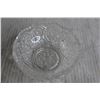 Image 4 : Glass Bowl + (3) Glass Candy Dishes