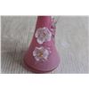 Image 3 : Art Glass Pink Long Neck Pitcher Vase