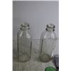 Image 5 : Vintage Breast Pump + (2) Glass Milk Bottles + Cigarette Case with Lighter + Misc.