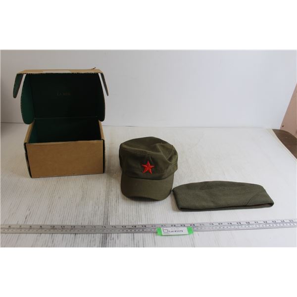 (2) Vintage Soviet Union Caps