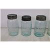 Image 4 : * (13) Mason Jars w/ Glass Sealers