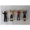 Image 5 : (4) Plastic WWE Figures - Tommy Dreamer, Sami Zayn, John Cena + (1) John Cena WWE Plush