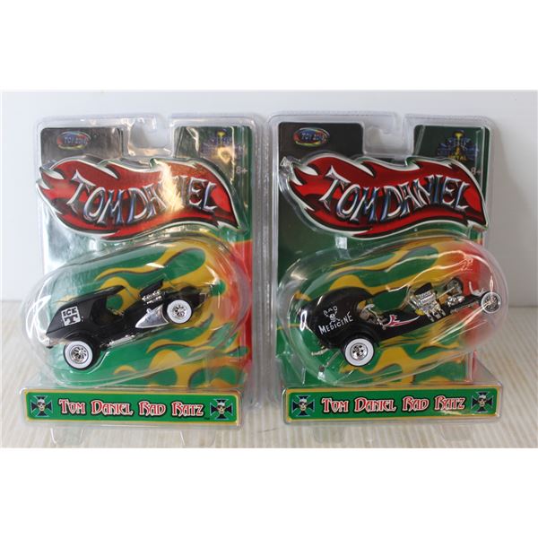 (2) Tom Daniel Rad Ratz Toy Cars - Sealed