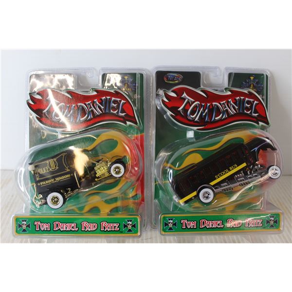 (2) Tom Daniel Rad Ratz Toy Cars - Sealed