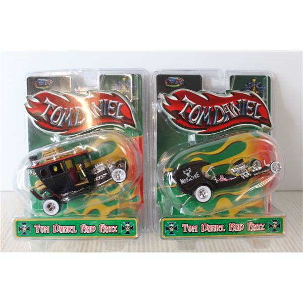 (2) Tom Daniel Rad Ratz Toy Cars - Sealed