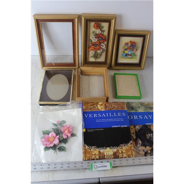 Frames, 3D Paper Toll Art, (2) Visitor's Guides