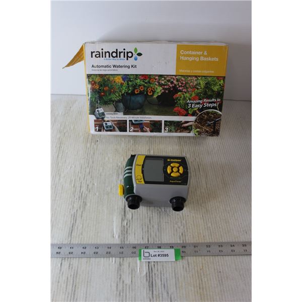 Raindrip Automatic Watering Kit, Melnor AquaTimer