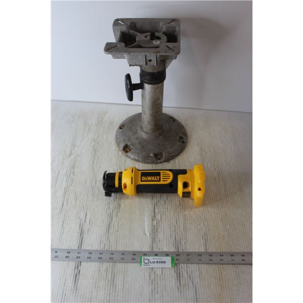 Swivel-Eze Adjustable Stand, DeWalt Cordless Cut-Out Tool - No Battery