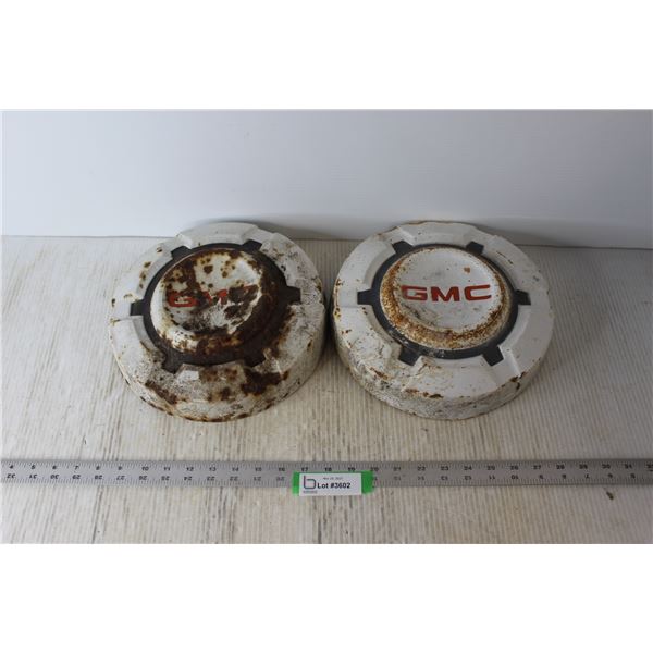 (2) GMC Hubcaps