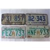 Image 2 : (8) Saskatchewan License Plates - 1976, 1986, 1989; (1) BC License Plate - 1994