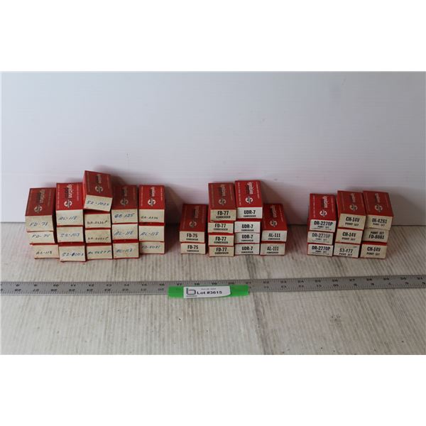 (37) Standard Motor Products Parts - Points, Condensers, Misc.