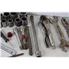 Image 4 : Various Tool Lot - (3) Pilers, Imperial Sockets, (3) Socket Extensions, Vise Grips, Punch, Screwdriv