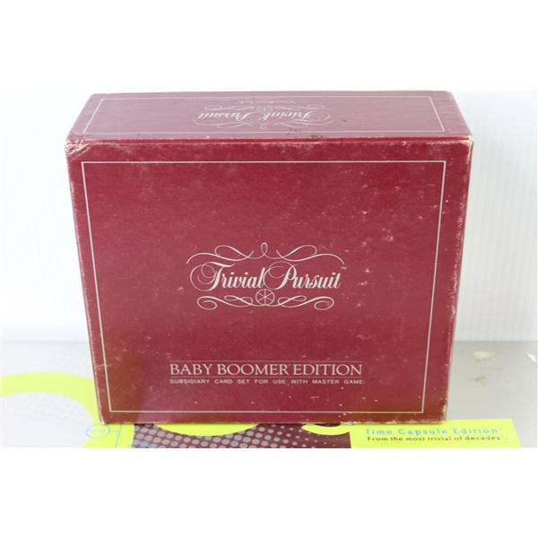 (2) Trivial Pursuit Games - Baby Boomers & Time Capsule Edition