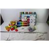 Image 1 : Fisher Price Xylophone - Gilden T-Shirt (size 2xl) - Tie-Dye Powders - Toy Plastic Blocks