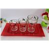 Image 4 : 3 Piece Set of Winter Berry Candles - Grinch Toy - Cloth Napkins - Christmas Decorations