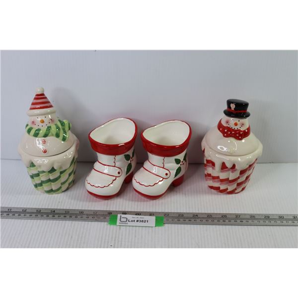 Ceramic Christmas Decor Pieces
