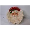 Image 2 : Ceramic Santa Face Bowl - Christmas Present Cookie Jar