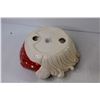 Image 3 : Ceramic Santa Face Bowl - Christmas Present Cookie Jar