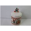 Image 4 : Christmas Decor Items - Tile Coasters - (2) Ceramic Cookie Jars - Ceramic Salt & Pepper Shakers & Na