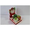 Image 6 : Christmas Decor Items - Tile Coasters - (2) Ceramic Cookie Jars - Ceramic Salt & Pepper Shakers & Na